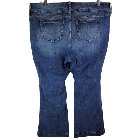 Torrid Button Fly Slim Bootcut Denim Jean Plus Size 22 Short Zip Fly Stretch - Picture 3 of 7